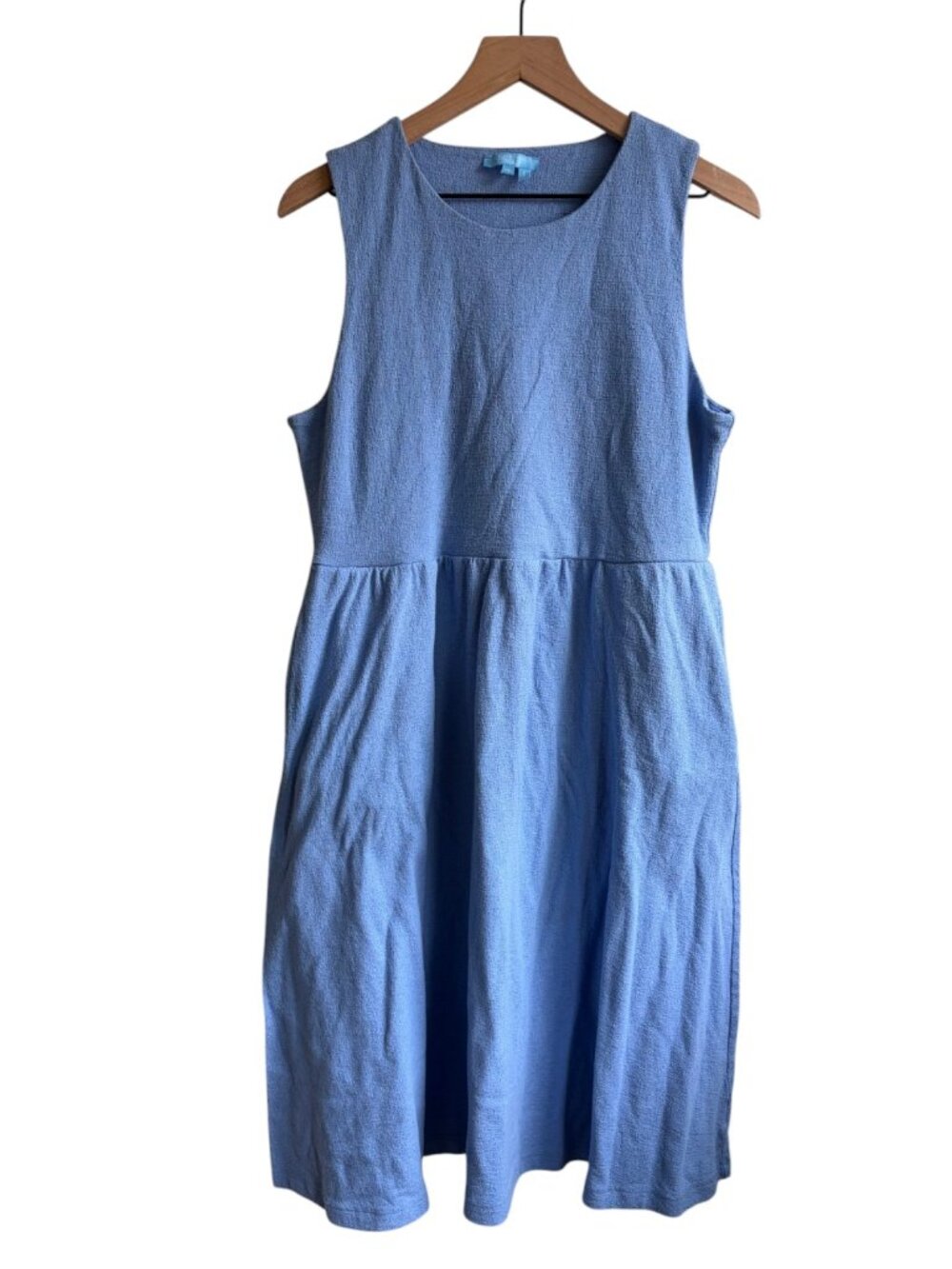 Draper James RSVP­ Sleeveless Midi Dress Cornflower Blue Size XL